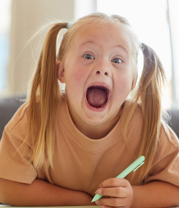 Down Syndrome Speech Support Speech Therapy KidsHeart Dubai Al Ain Abu Dhabi