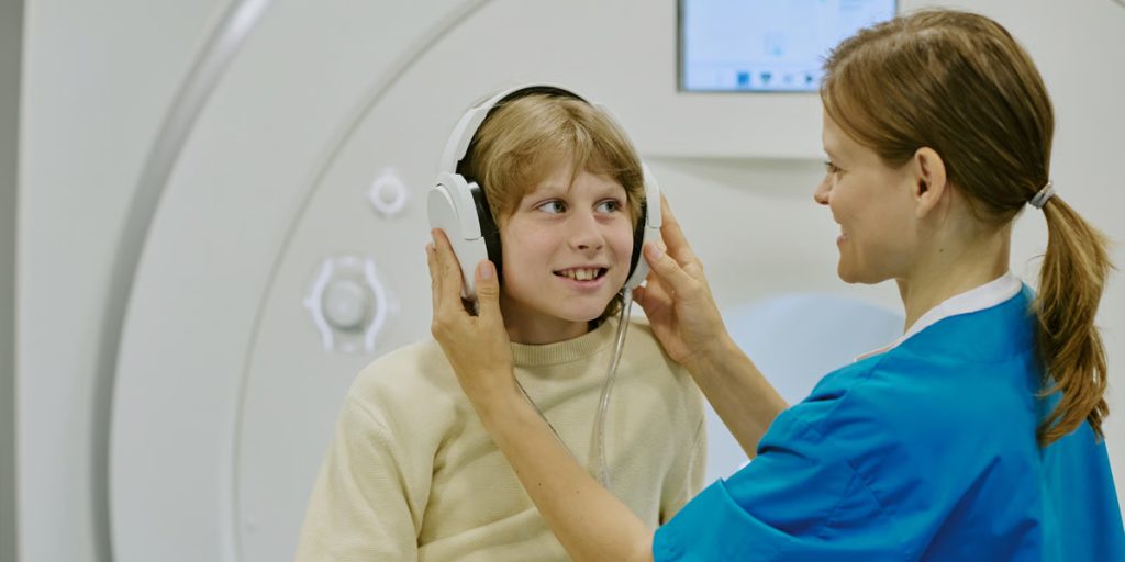 The Machine Is Loud But We Make Sure Your Child Stays Comfortable Cardiac MRI for Children Pediatric Cardiogy KidsHeart Dubai Abu Dhabi Al Ain