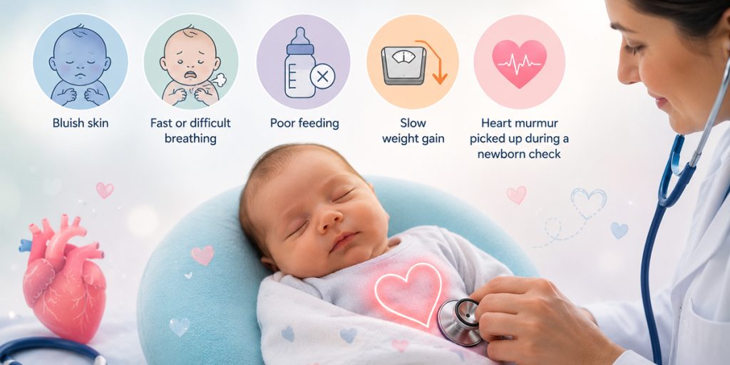 Watch for These Signs in Your Newborn and Let Us Know Right Away Pediatric Cardiogy KidsHeart Dubai Abu Dhabi Al Ain