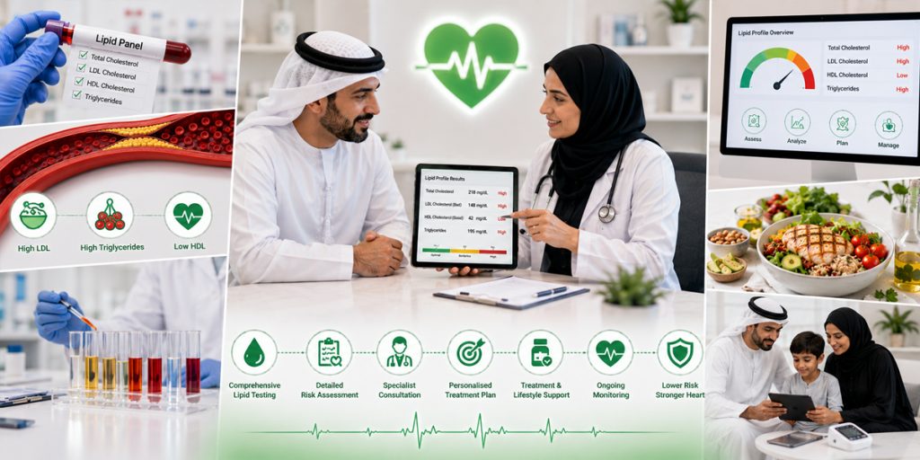 أرقام الكوليسترول الخاصة بك تروي قصة مهمة عن صحة قلبك، أمراض القلب للبالغين، كيدز هارت، دبي، أبوظبي، العين