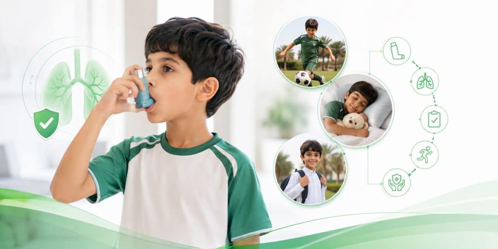Asthma Doesn't Have to Keep Your Child on the Sidelines General Pediatrics KidsHeart Dubai, Abu Dhabi, and Al Ain