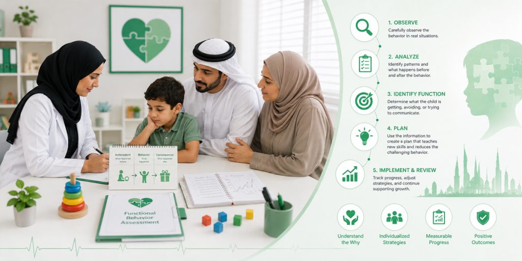Before You Can Change a Behaviour, You Have to Understand It ABA Therapy KidsHeart Dubai Abu Dhabi Al Ain