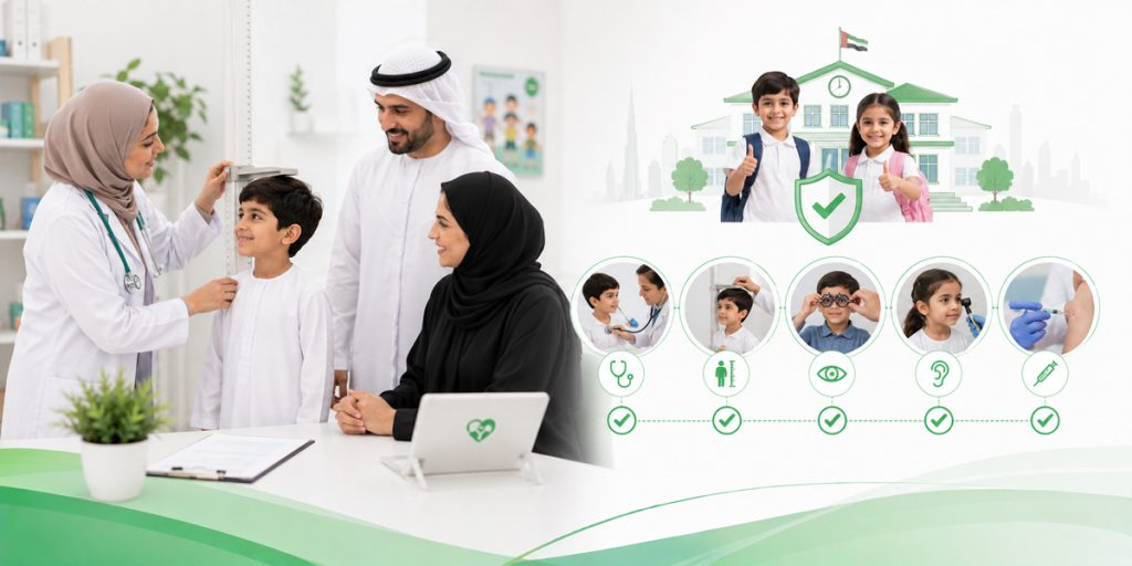 School Health Assessments General Pediatrics KidsHeart, Dubai, Abu Dhabi, and Al Ain