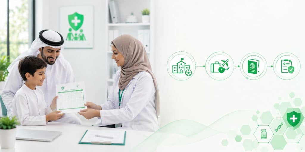 School, Sports, and Travel Documentation, All CoveredSchool, Sports, and Travel Documentation General Pediatrics KidsHeart Dubai Abu Dhabi Al Ain