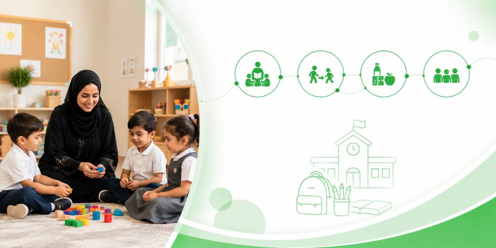 Sessions That Mirror What a Classroom Actually Looks Like ABA Therapy KidsHeart Dubai Abu Dhabi Al Ain