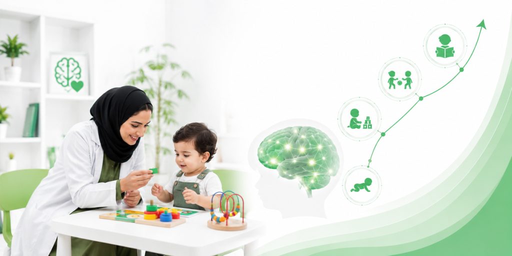 The Earlier Support Begins, the More the Brain Can Do With It ABA Therapy KidsHeart Abu Dhabi Al Ain
