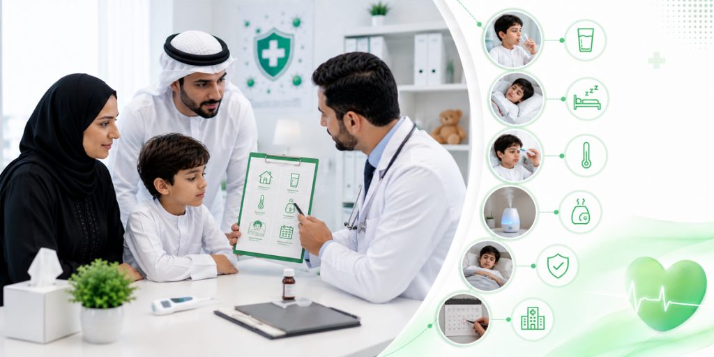 We Help You Manage Recovery at Home General Pediatrics KidsHeart Dubai, Abu Dhabi, and Al Ain