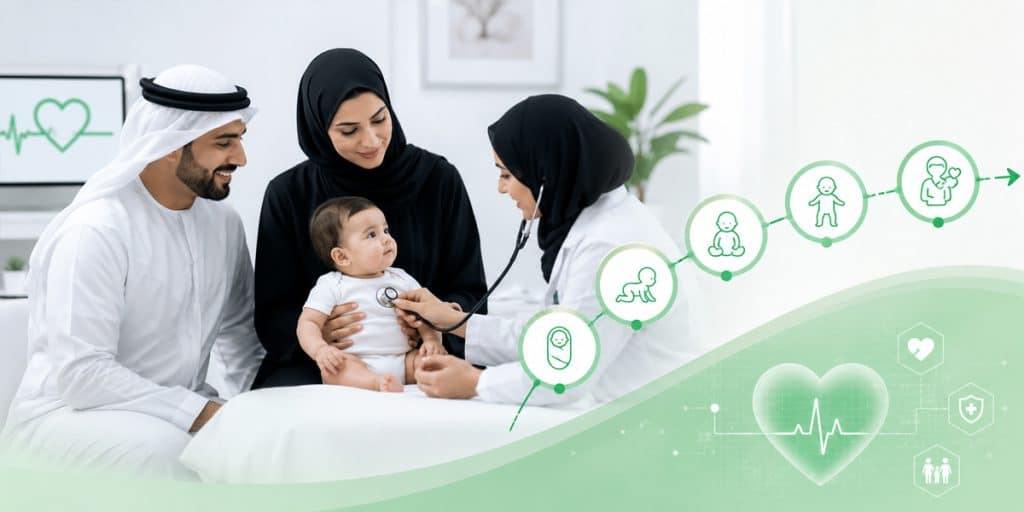 Your Baby's First Year Moves Fast, These Visits Help You Keep Up General Pediatrics KidsHeart Dubai Abu Dhabi Al Ain