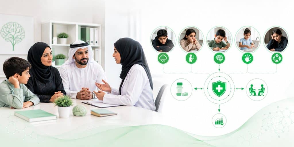 Conditions Where This Combined Approach Often Helps Most Child & Adolescent Psychiatry KidsHeart Dubai Abu Dhabi Al Ain