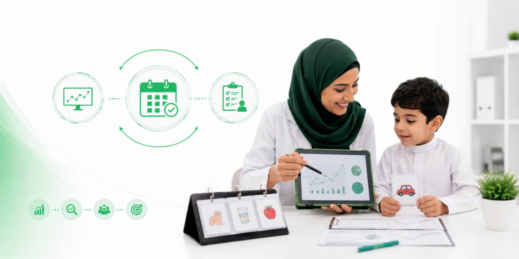 Goals Are Assessed Every 8–12 Weeks and Updated Based on Data ABA Therapy KidsHeart Abu Dhabi Al Ain
