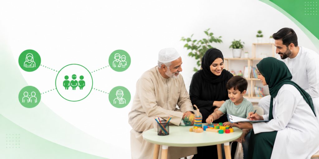 Grandparents, Nannies, and Co-Parents Are Welcome Too ABA Therapy KidsHeart Abu Dhabi Al Ain