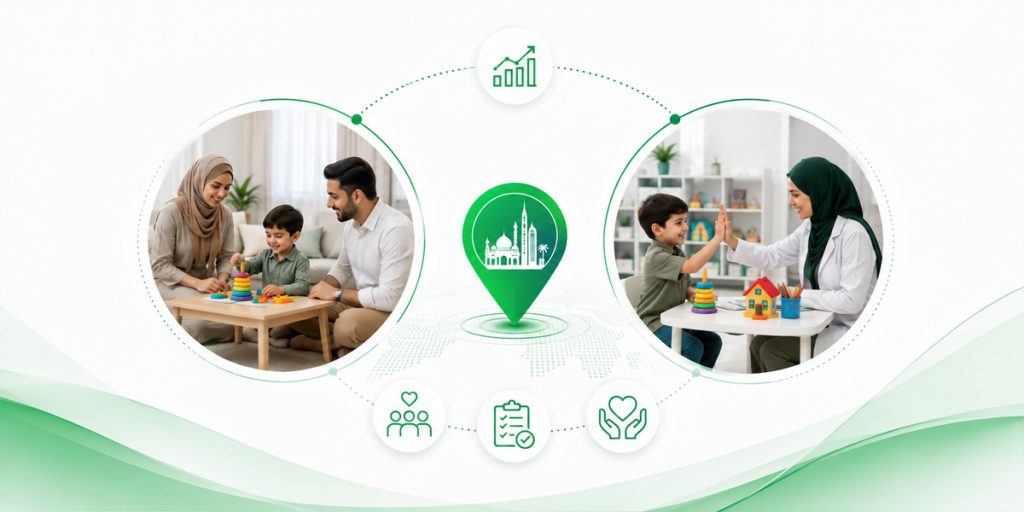 Home and Clinic ABA Available in Abu Dhabi ABA Therapy KidsHeart Abu Dhabi Al Ain