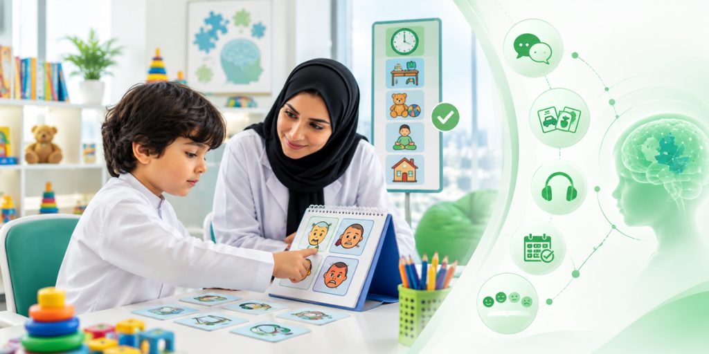 Psychiatric Support That Understands Autism's Communication Profile Child & Adolescent Psychiatry KidsHeart Dubai Abu Dhabi Al Ain