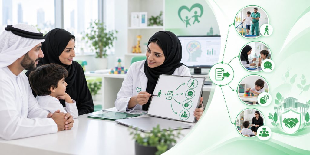 We Don't Provide Therapy Ourselves Pediatric Neurodevelopment Al Ain Abu Dhabi